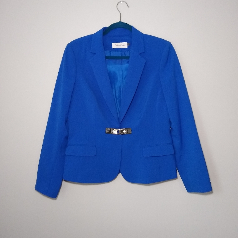 Calvin Klein Women's Blue Blazer Sz. 10